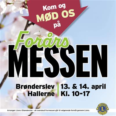 Vi deltager på Forårsmessen i Brønderslev d. 13. og 14. april 2024